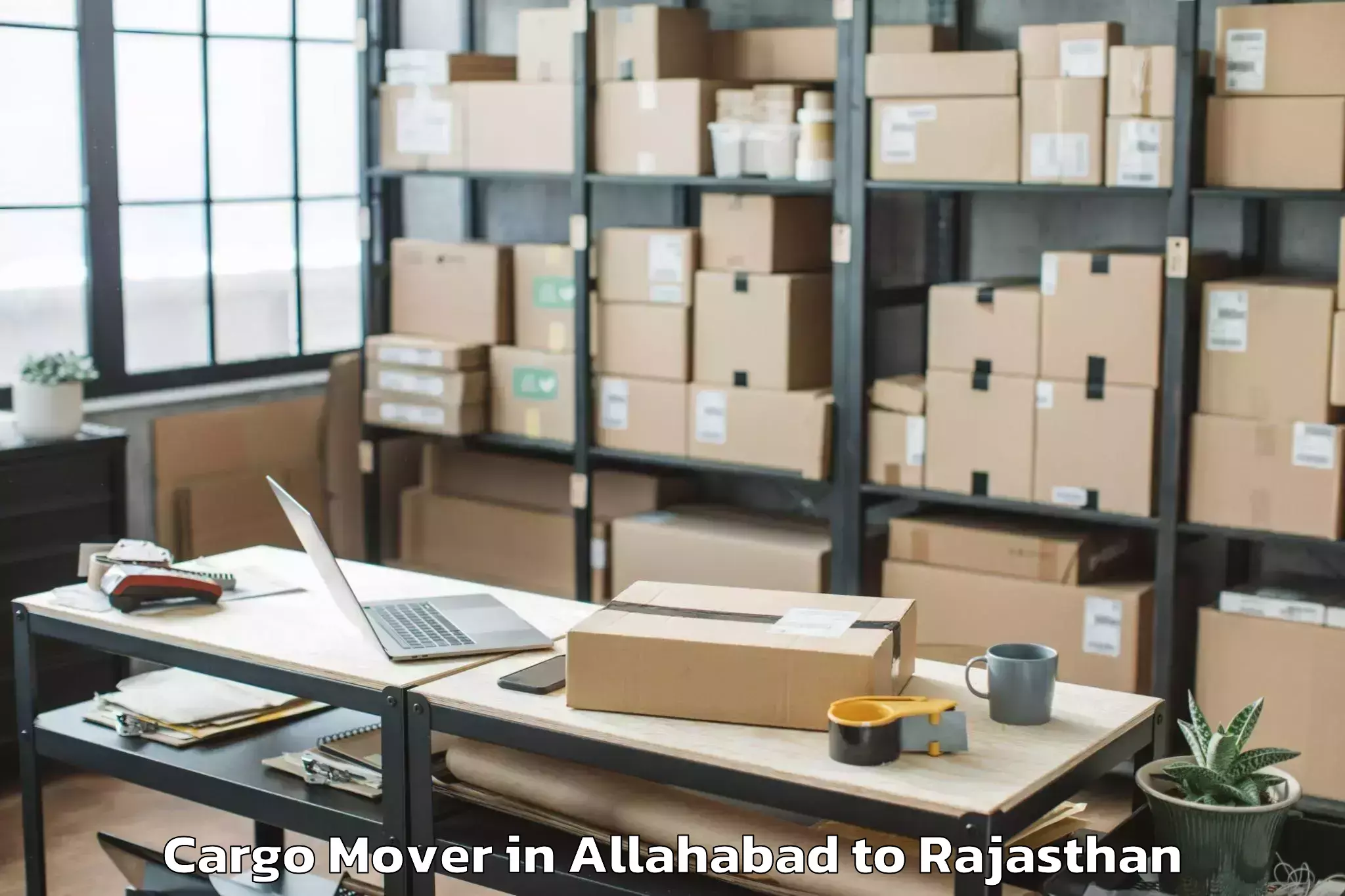 Efficient Allahabad to Mewar University Chittorgarh Cargo Mover